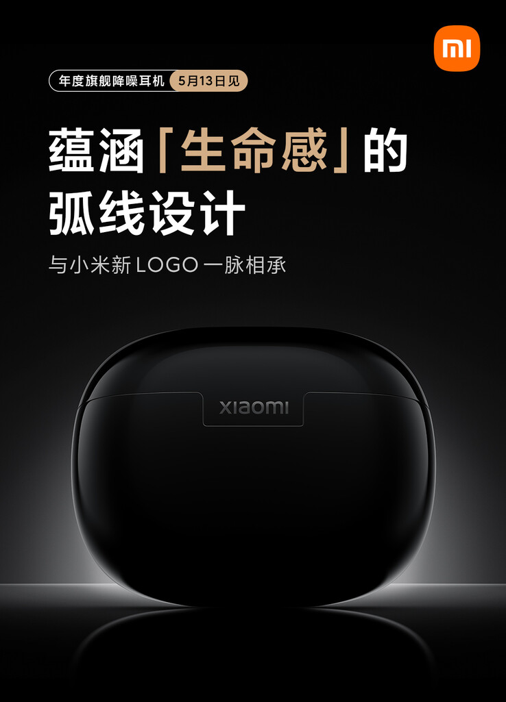 Uno sguardo più da vicino al nuovo tipo di custodia per auricolari TWS di Xiaomi. (Fonte: Weibo)