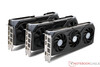 Gigabyte Radeon RX 9070 XT Gaming OC 16G (sinistra), Gigabyte Radeon RX 9070 Gaming OC 16G (centro), Gigabyte Radeon RX 9060 XT Gaming OC 16G (destra)