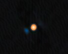 Un'immagine di Beltegeuse e della sua stella compagna, Siwarha (Fonte immagine: NASA, JPL e NOIRLab; ritagliata)
