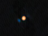 Un'immagine di Beltegeuse e della sua stella compagna, Siwarha (Fonte immagine: NASA, JPL e NOIRLab; ritagliata)