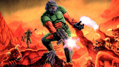 La storica immagine di copertina di DooM