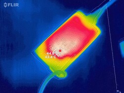 L'alimentatore raggiunge fino a 49 °C sotto carico