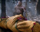 Kratos di God of War e Laufey raffigurati