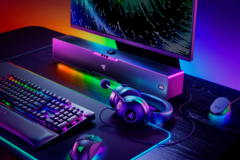 La webcam Razer Kiya Pro Ultra e la soundbar Razer Leviathan V2 Pro sono ora ufficiali (immagine via Razer)