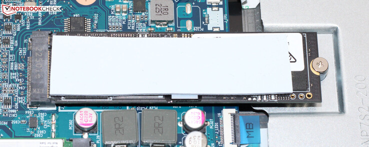 Un'unità SSD PCIe-4 funge da unità di sistema.