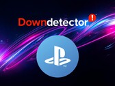 Il simbolo di PlayStation Network è mostrato sotto il logo di Down Detector