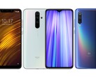 The POCO F1, Redmi Note 8 Pro, and Xiaomi Mi 9 have all had issues with MIUI 12-related battery drain. (Image source: Xiaomi - edited)