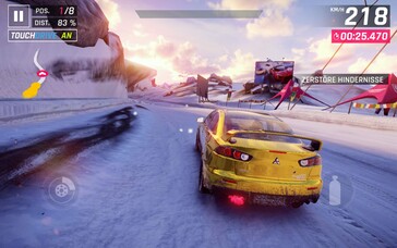 Asphalt 9 sul Samsung Galaxy Tab S9 FE