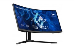 Il nuovo monitor da gioco ultralargo di ViewSonic dovrebbe offrire un&#039;eccellente fedeltà cromatica, oltre ad altre caratteristiche di alto livello. (Fonte: ViewSonic)