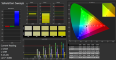 CalMAN - saturation sweeps (calibrato)