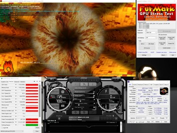 Stress test Furmark (PT 111%)