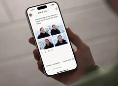 Un utente che interagisce con Grok AI attraverso uno smartphone (Fonte: Bryan M Wolfe/Digital Trends)