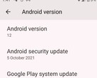 Android 12-based AOSP 12.0 Stable ROM su Xiaomi Mi A1 (Fonte: XDA Forums)