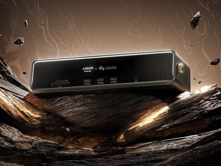 La Docking Station Desktop Anker x Black Myth Wukong (14-in-1, Quad-Display, DisplayLink). (Fonte immagine: Anker)