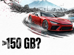Una carta da parati di Forza con il testo >150 GB?