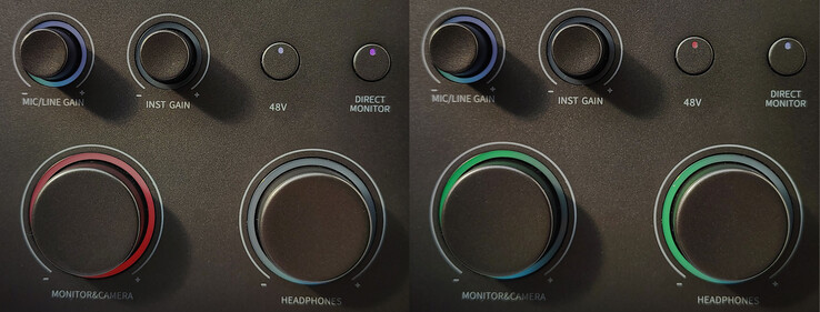 I colori dei LED sono difficili da distinguere in presenza di luci intense.