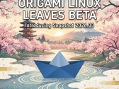 Origami Linux esce dalla fase beta con l'istantanea 2026.03