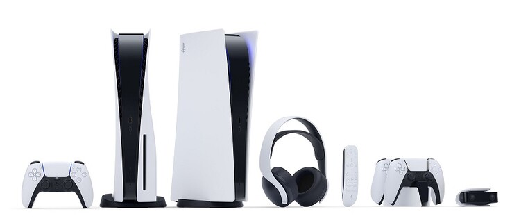 Le console PS5 e gli accessori. (Fonte immagine: Sony/PlayStation)