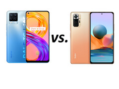 Confronto delle fotocamere Redmi Note 10 Pro vs. realme 8 Pro smartphone