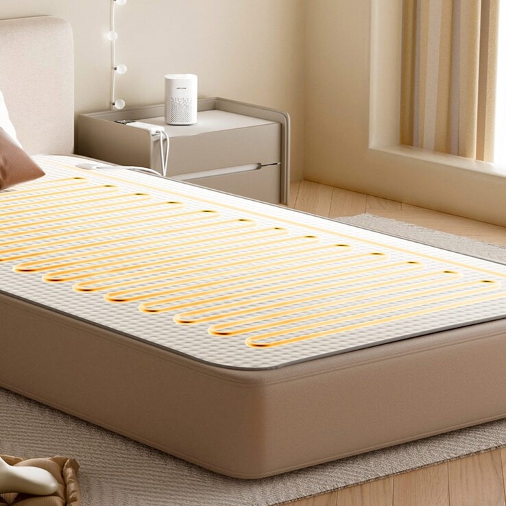 La coperta elettrica intelligente Xiaomi Mijia modello singolo. (Fonte immagine: Xiaomi)