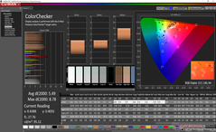 ColorChecker prima della calibrazione