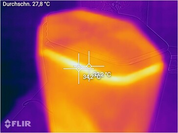 Temperature di superficie sulle bocchette di Netgear Nighthawk RS600