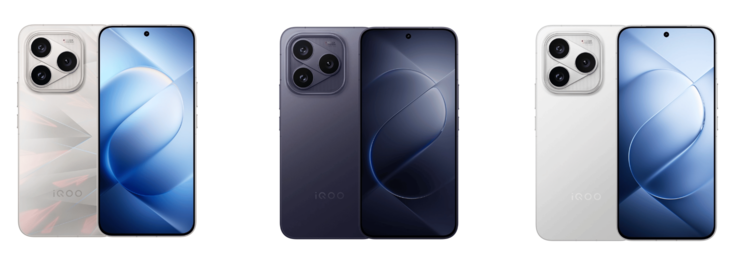 iQOO 16 è disponibile in tre varianti di colore: