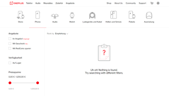 Non ci sono annunci di 10T in questo negozio. (Fonte: OnePlus DE)