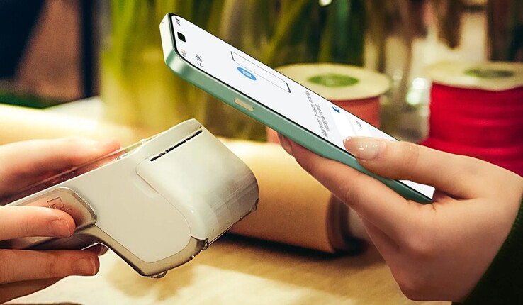 Inutile dire che lo smartphone supporta l'NFC (Fonte immagine: Huawei)