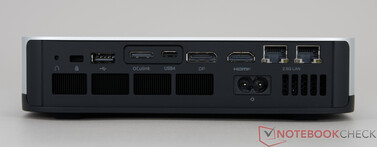 Minisforum AI X1 Pro - Collegamenti sul pannello posteriore