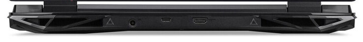 Posteriore: Connettore di alimentazione, Thunderbolt 4 (USB-C; Power Delivery, Displayport), HDMI