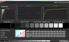 Scala di grigi (Colori: Normale, Temperatura colore: Standard, Spazio colore di destinazione: sRGB)