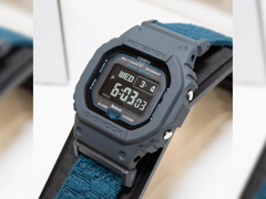 Un primo piano della cassa e del cinturino di Casio G-Shock GWBX5600CBG-2.