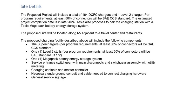 La proposta accolta per il più grande Supercharger Tesla del mondo a Coalinga