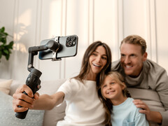 L'Osmo Mobile 8 assomiglia molto all'Osmo Mobile 7P che DJI ha presentato all'inizio di quest'anno, nella foto precedente. (Fonte: DJI)