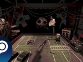 Una schermata di Buckshot Roulette che mostra l'atmosfera inquietante del gioco mentre gioca contro il dealer. (Fonte immagine: Steam)