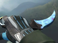 Uno screengrab di un coltello Karambit Cementato (fonte: Skinflow)
