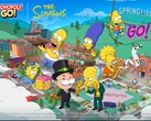 La grafica promozionale ufficiale dell'evento Monopoly Go The Simpsons.