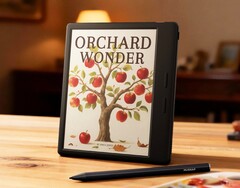 L'e-reader Musnap Ocean C è dotato di un'impugnatura con pulsanti per girare le pagine.