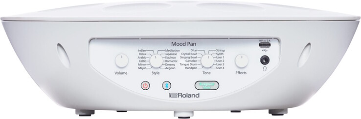 I proprietari possono controllare il Roland Mood Pan utilizzando i controlli posteriori. (Fonte: Roland)