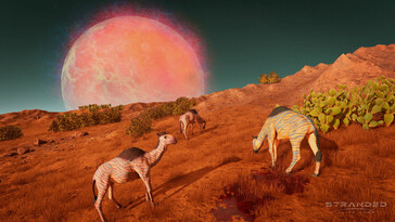 Un'immagine che mostra animali in Stranded: Alien Dawn.