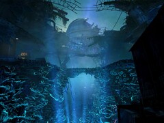 Un'immagine che mostra un ambiente in Atomfall.