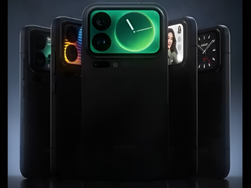 Il display posteriore di Xiaomi 17 Pro e 17 Pro Max presenterà caratteristiche come diversi quadranti di orologio. (Fonte immagine: Xiaomi su Weibo)