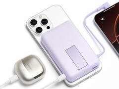 Xiaomi ha lanciato il Magnetic Stand Power Bank 10000 7.5W (nella foto) in Cina. (Fonte: Xiaomi)