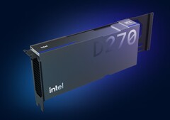 Intel GPU D270 — un acceleratore IA progettato per carichi di lavoro di inferenza.