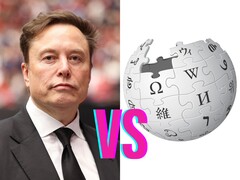 Rappresentazione artistica di Elon Musk contro Wikipedia. (Fonte immagine: Wikipedia, modificata)