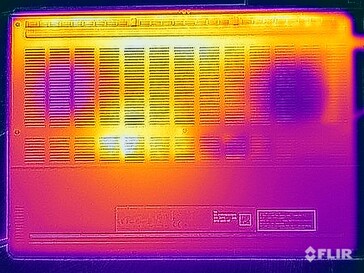 Test di sollecitazione delle temperature di superficie (in basso)