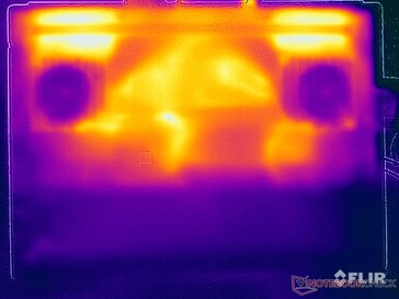 Test di sollecitazione delle temperature di superficie (in basso)