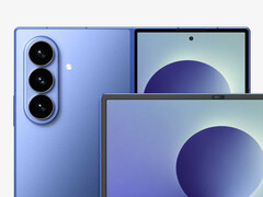 Un primo piano di Galaxy Z Fold8 Ultra e del suo familiare design.
