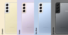A quanto pare, Samsung offrirà la serie Galaxy S23 anche in quattro colori. (Fonte: Samsung)